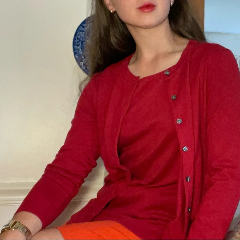 Raspberry Cardigan and Shell Set - Picture 8 of 14